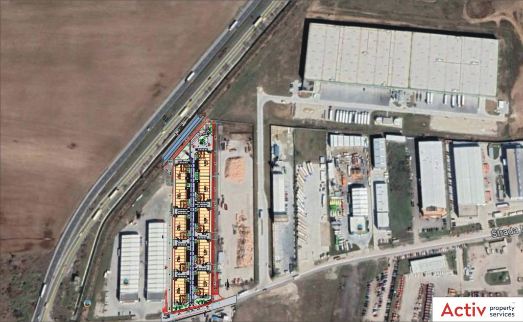 Recon Macului inchiriere spatii depozitare / productie Bucuresti nord-vest vedere localizare detaliu
