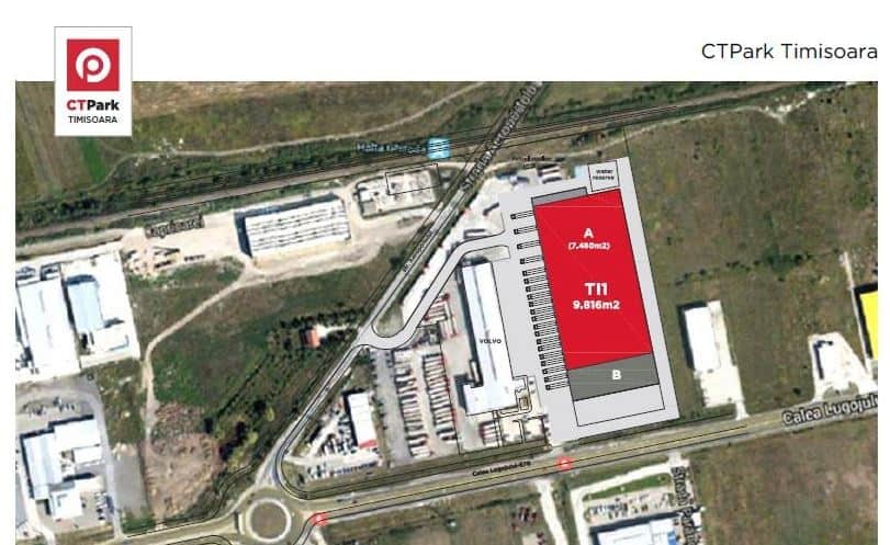 CTP I Timisoara spatiu productie si spatiu depozitare Timisoara est schita proprietate