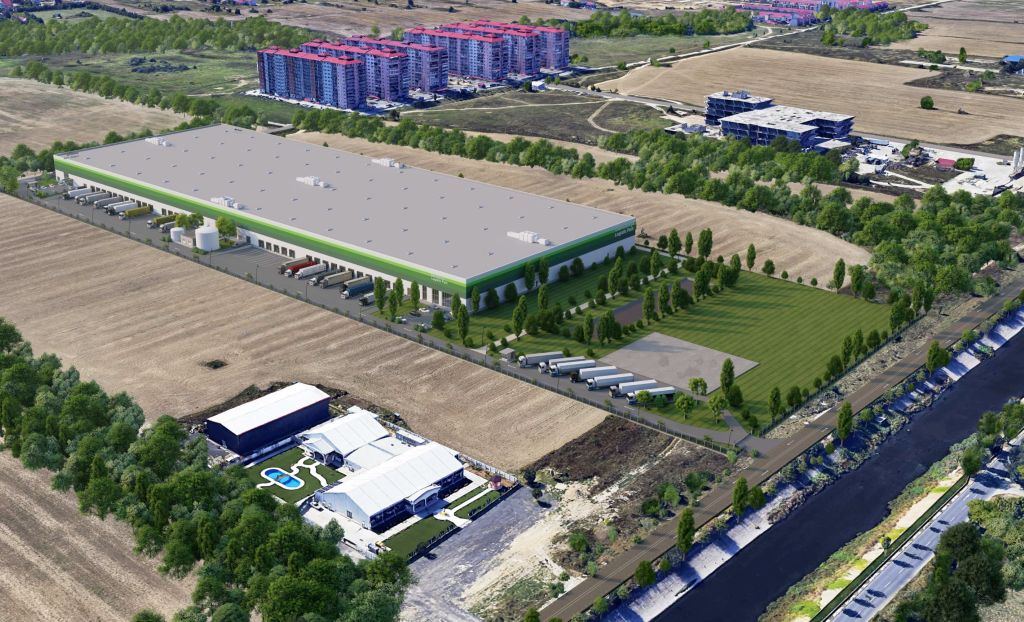 Hala Industriala De Inchiriat , Bucuresti est, Dambovita Logistic Park - vedere ansamblu