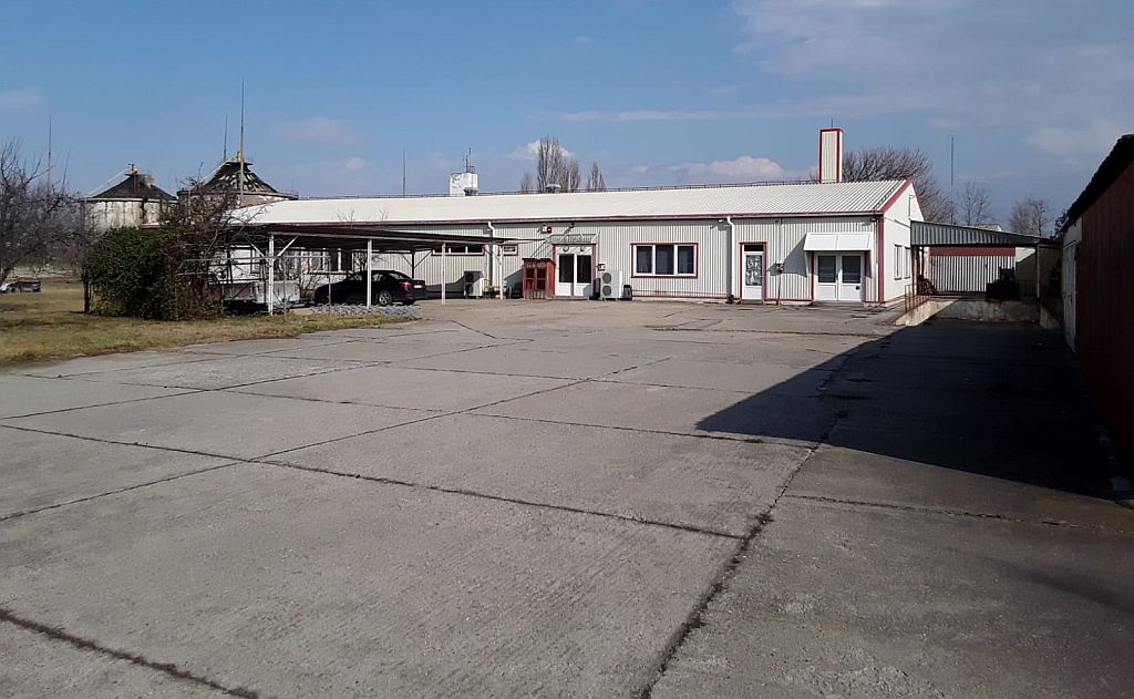 Hala industriala de inchiriat in Arad Vest, vedere fatada platforma