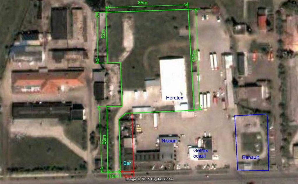 Hala industriala de inchiriat in Arad Vest, vedere ansamblu proprietate
