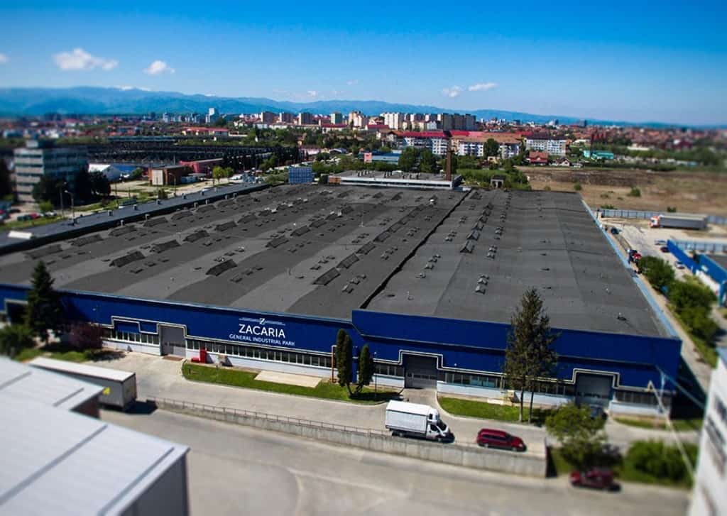 General Industrial Park inchirieri spatii depozitare Sibiu est vedere din satelit