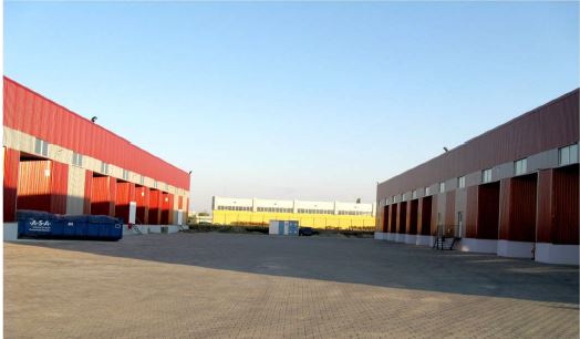Imotrust ZIV- hale industriale de vanzare situate in zona industriala de vest a municipiului Arad, la 3 km de autostrada A1, poza de ansamblu