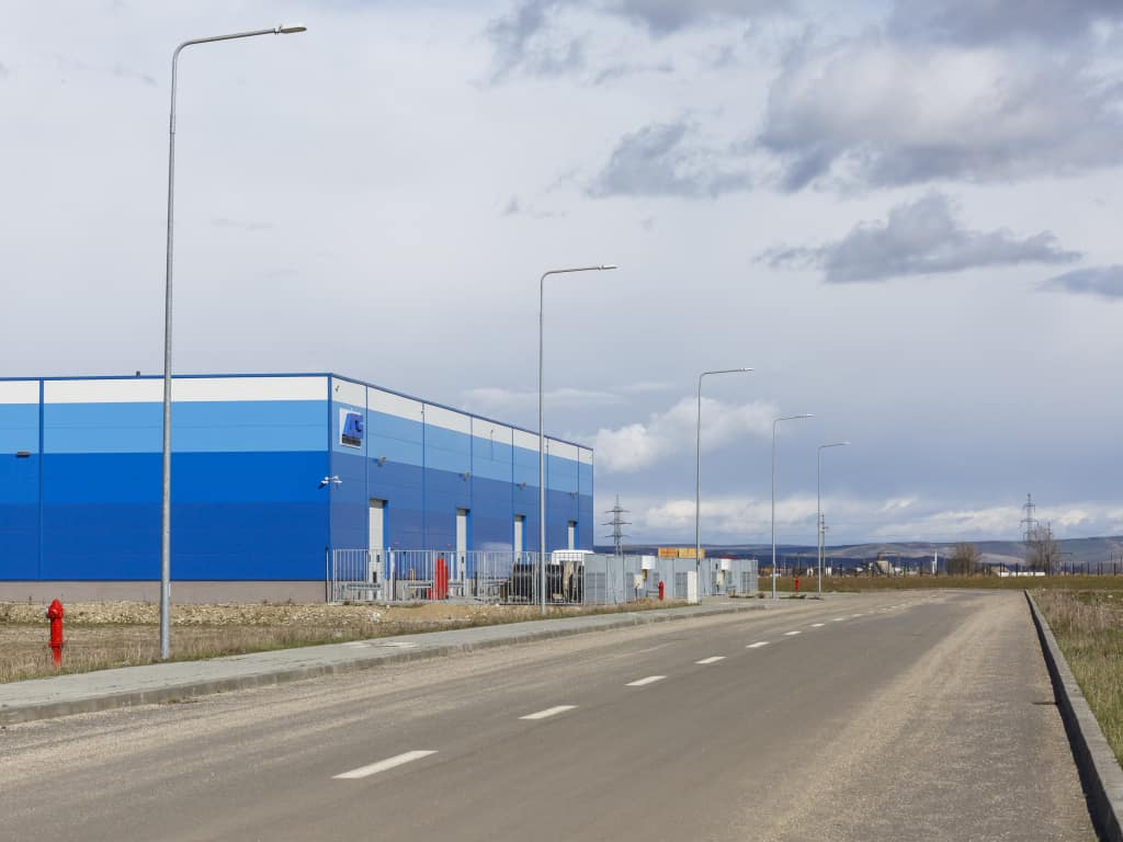 Aries Industrial Park inchiriere spatiu depozitare sau productie in Turda sud vedere fatada