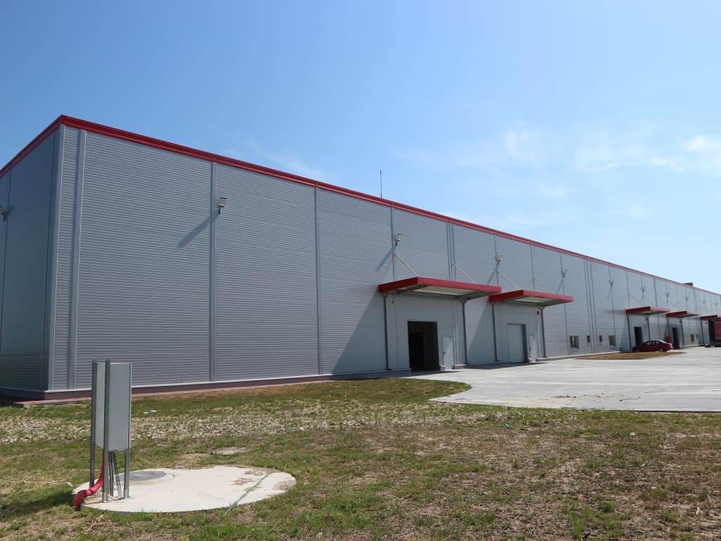 Sânandrei Industrial Park inchiriere spatiu depozitare si productie Timisoara nord vedere laterala