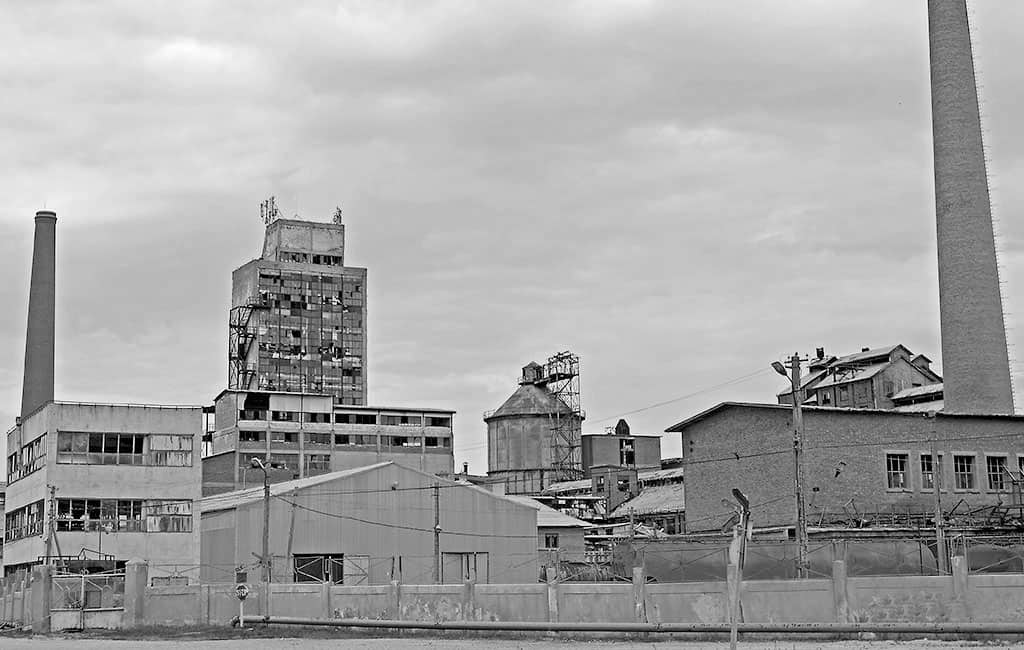 Ocna Mures Industrial Park inchirierie spatiu depozitare si spatiu productie Ocna Mures nord-est vedere fatada