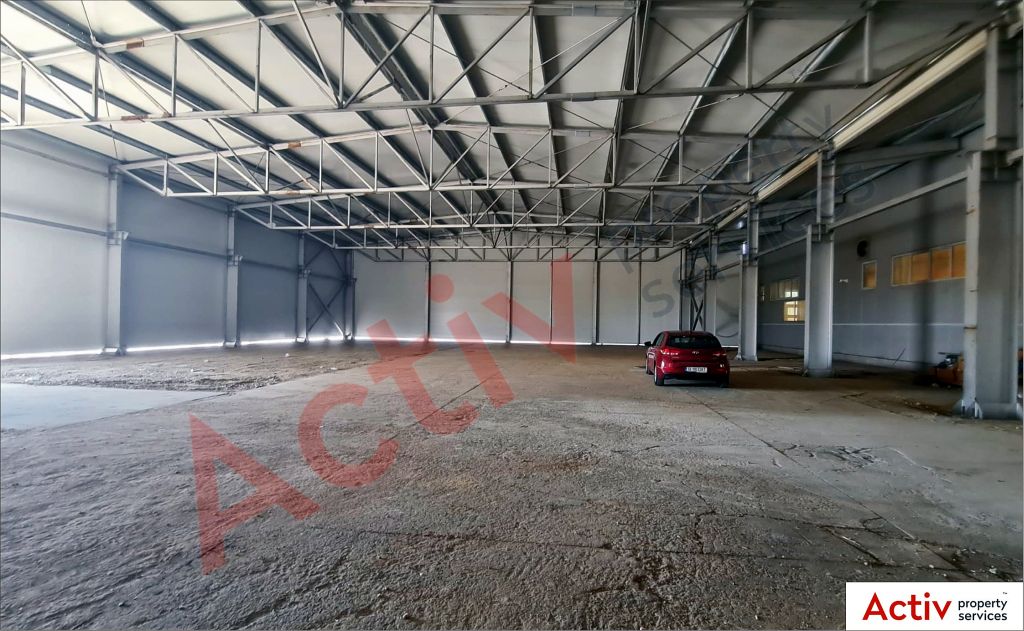 Mira Warehouse spatii depozitare sau productie de vanzare Bucuresti vest, imagine interior hala
