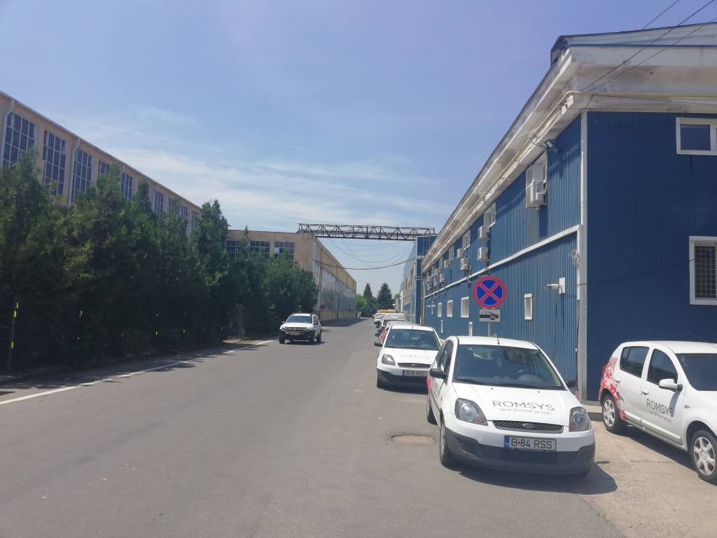 Hala Industriala Otopenispatiu de depozitare Bucuresti nord vedere laterala de ansamblu