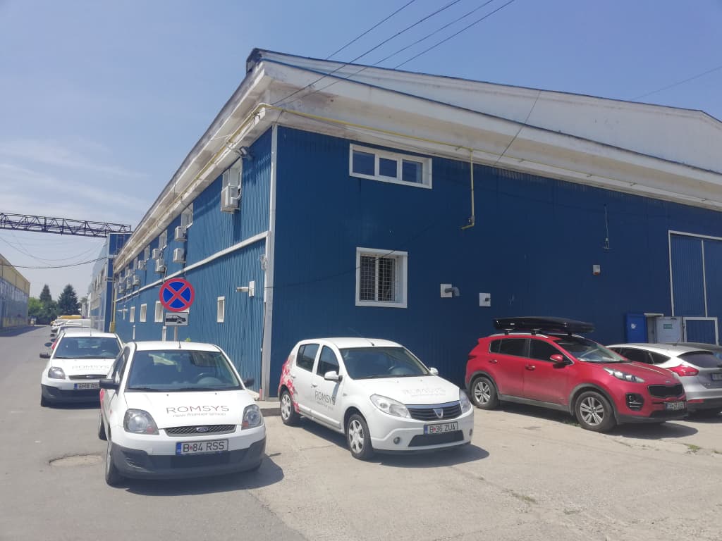 Hala Industriala Otopeni spatiu de depozitare Bucuresti nord vedere interioara acoperis