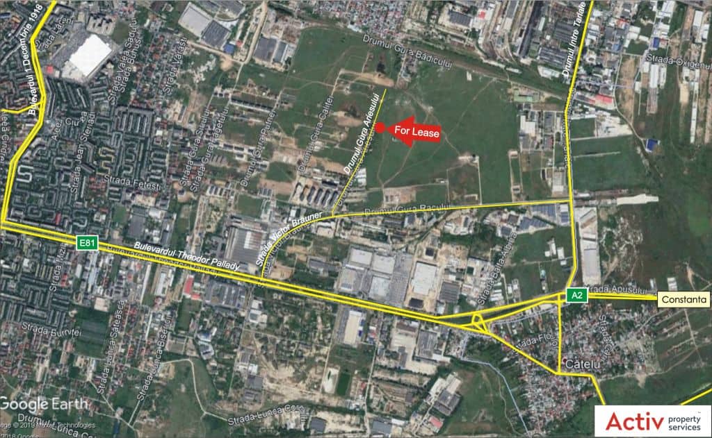 Hala MobVip spatii depozitare de inchiriat Bucuresti est localizare harta 