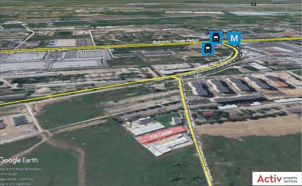 Hala MobVip spatii depozitare de inchiriat Bucuresti est localizare map