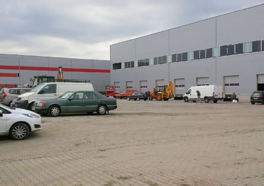 WDP Parc industrial Cluj inchirieri hale Cluj  est vedere curte interioara